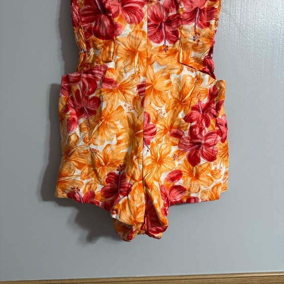 Royal Hawaiian Floral Romper Size XS - Picture 4 of 13